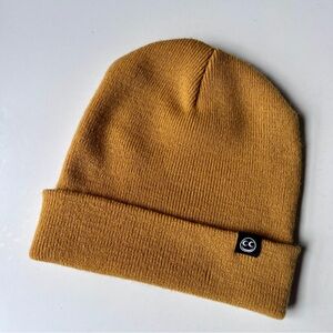 See See Motor Coffee Co Mustard Yellow Beanie